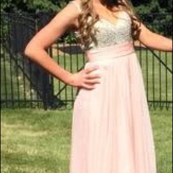 Light Pink Ling Prom Dress - Picture 2 of 4